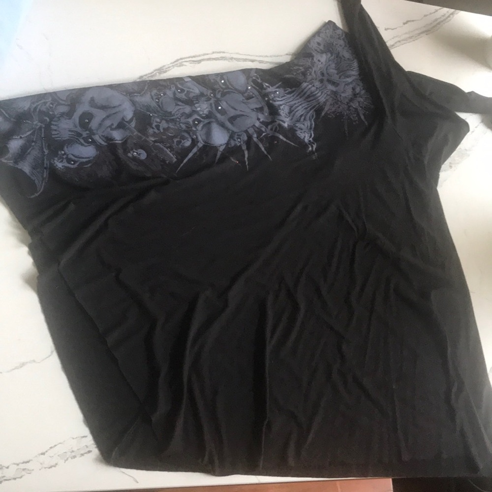 Skull halter dress